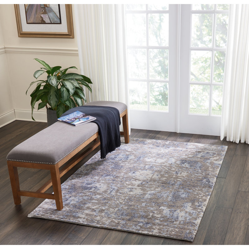 Tapis intérieur noué à la main Dehl, Tapis de couloir 2 pi 3 po x 8 pi