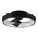 18.9" Flush Mount Caged 6-speed Reversible Ceiling Fan with Dimmable 3CCT LED Lights and Remote Control