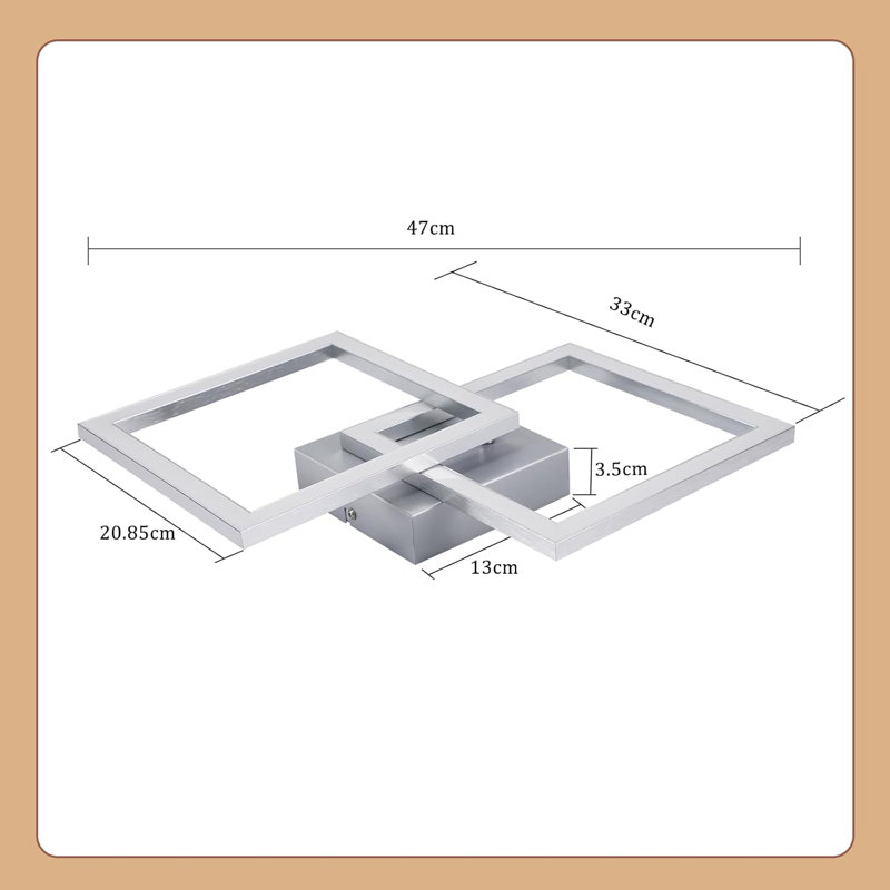 LED Semi Flush Mount