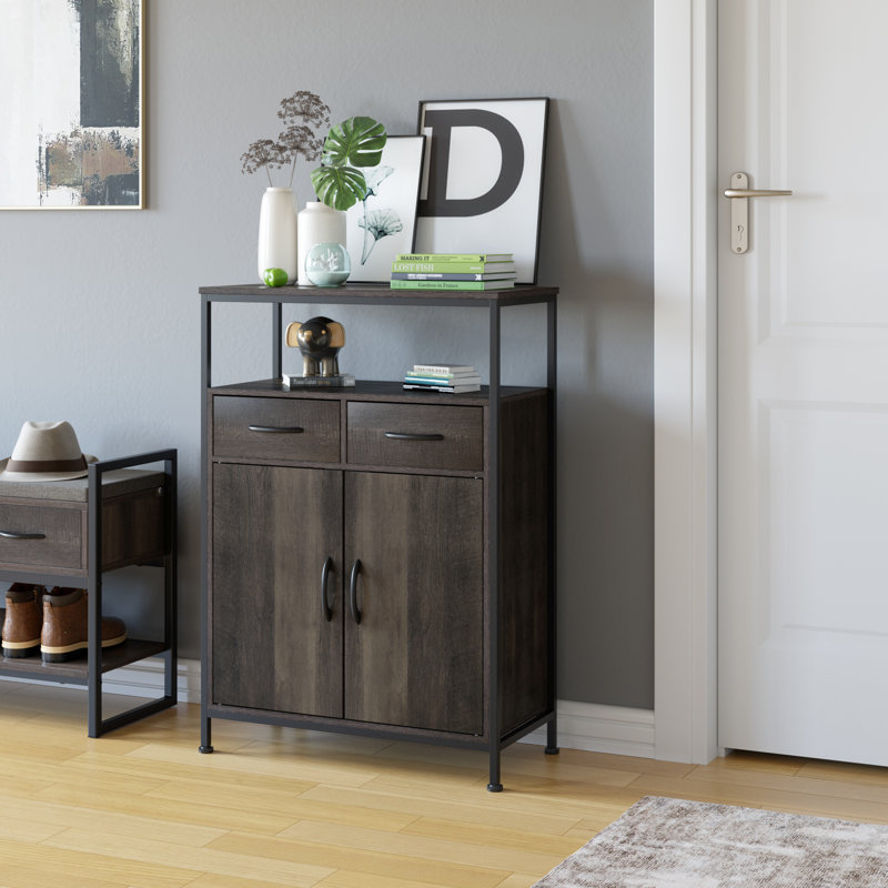 Shelbyville 2 - Door Cabinet, Dark Brown