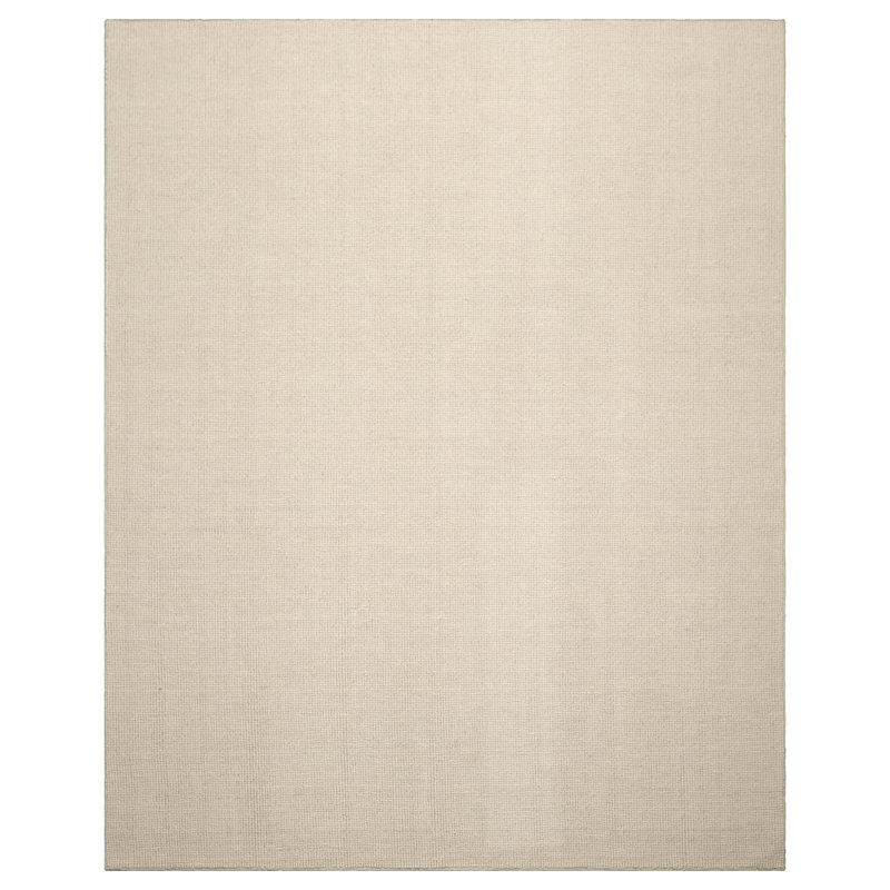 Tapis beige touffeté à la main multicolore de conception texturée
