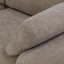 Canapé modulaire en chenille brun flottant l 123 po Sandim-132363212