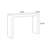 Minimalist style black console table-828602287