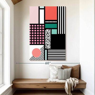 Motifs abstraits pastel Avery