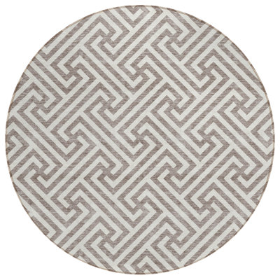 Washable Geometric Indoor / Outdoor Rug