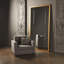 Beaumont Floor Mirror-Gold Leaf