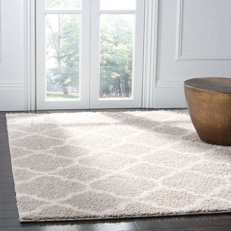 Helsel Shag Performance Geometric Rug