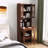 Fold-Out Convertible Writing Table & Desk Cabinet with Shelf & Drawer – Multi-Function Workstation-1866847282