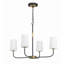 Lustre classique à 4 lumières Manolo-826329893