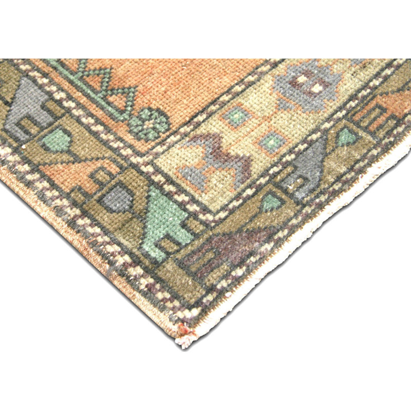 Yastic One-of-a-Kind Rectangle 1'9" X 3' Hand Knotted Area Rug