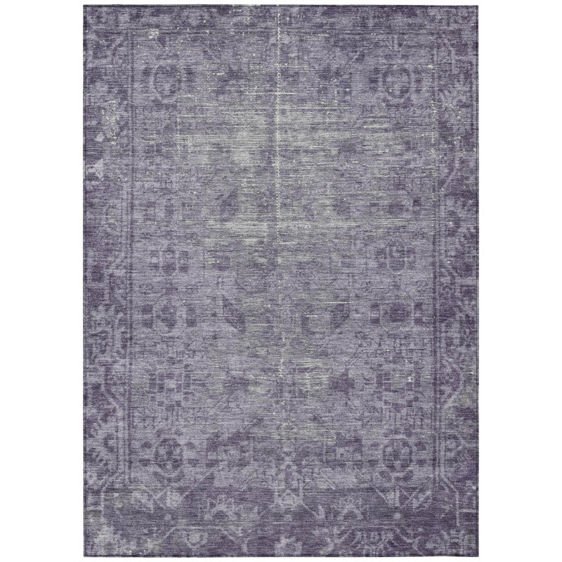 Tapis lavable intérieur / extérieur Delaura - LOOMlan, 8 pi x 10 pi