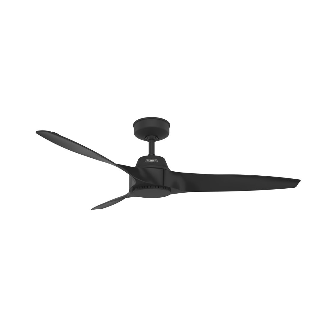 52" Mosley 3 - Blade Indoor / Outdoor Modern Ceiling Fan with Wall Control Hunter Fan 