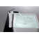 Modern Vessel Sink Faucet, Single Hole Single Handle Bathroom Tall Faucet with Waterfall Spout