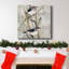 Winter Birds Noel - Toile tendue avec châssis de qualité supérieure, prête à être accrochée-817065047