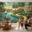 Décoration murale art déco de palmiers tropicaux-1667041244-1667041243