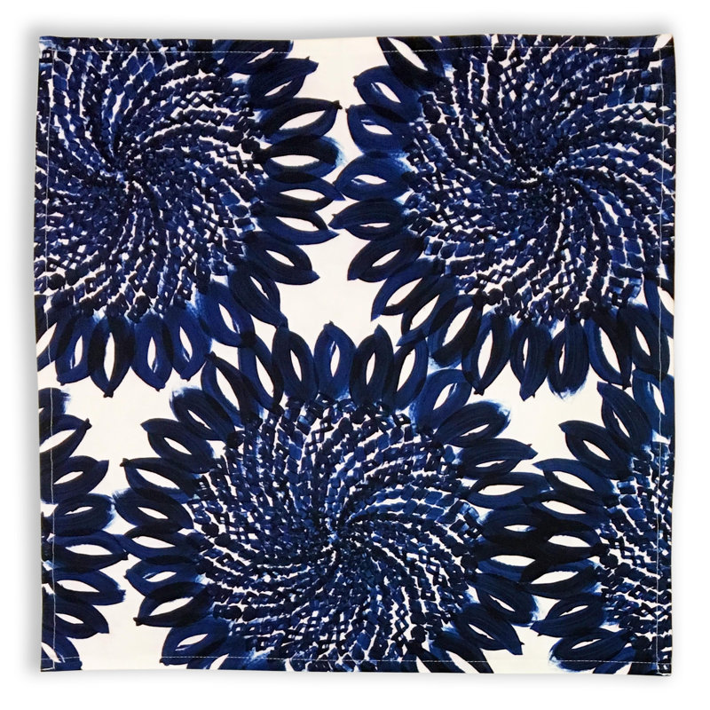 Turkish Cotton Floral Square Napkin