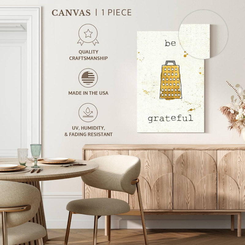 Tergel Cuisine Cuties Be Grateful, H 36 po x l 24 po