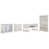4 Pieces: Desk, 2 Cabinets, Bookcase is out of stock
