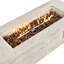 Foyer rectangulaire 41,9 po MGO avec flamme réglable et housse imperméable-124948240