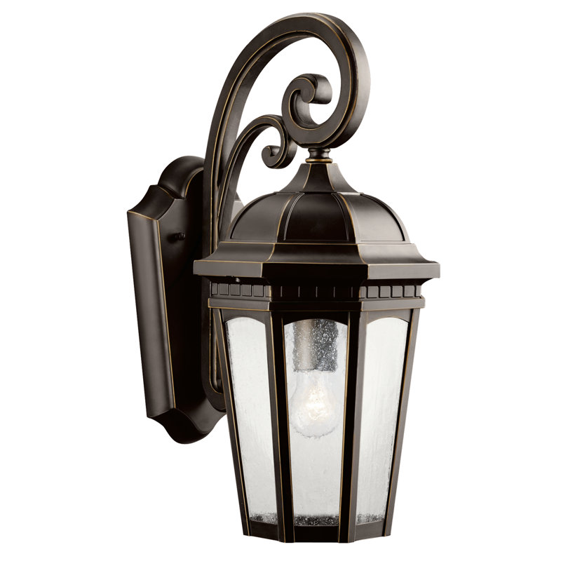 Aube Wall Light, Rubbed Bronze