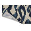 Kasuri Hand Hooked Ikat Area Rug in Indigo/Ivory-70210842