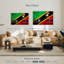 Borges Saint Kitts And Nevis Flag-108707537