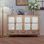 Armoire d'appoint 59,06 po Chic Natural Wood