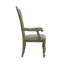Chaise avec accoudoirs en bois massif Colchester