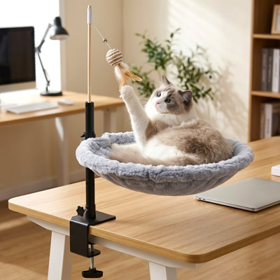 Cat Desk Bed Hammock, Single-Tier