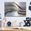 Soundwaves I »par Grace Popp, verre d'art mural en métal-353574962