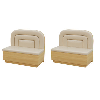 Banc rembourré en similicuir