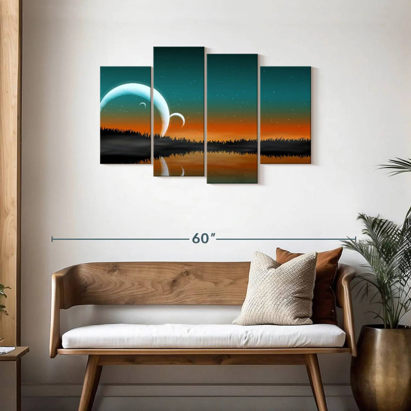 Kelan Space Landscape, 27" H x 43" W