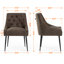 Ensemble de 6 chaises de salle à manger rembourrées Mid-Century-1744888338