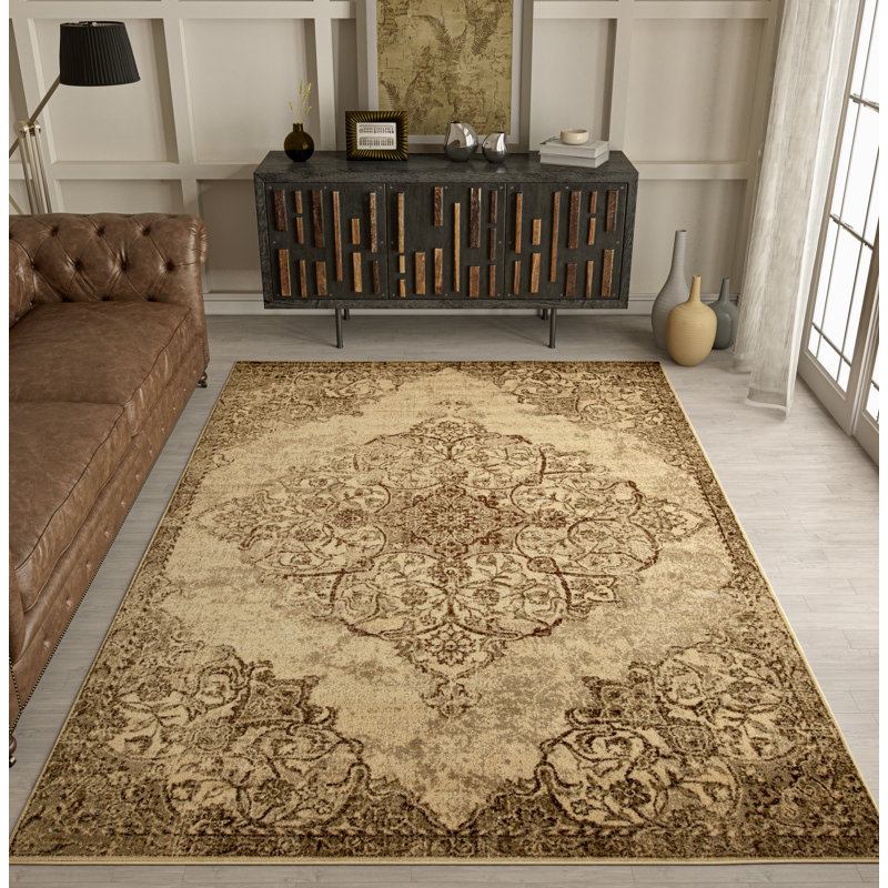 Anhua Wool Indoor / Outdoor Rug, Rectangle 8' x 11'