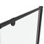 Porte de douche à cadre pivotant noir mat 32-36 "x H 72"-118698696