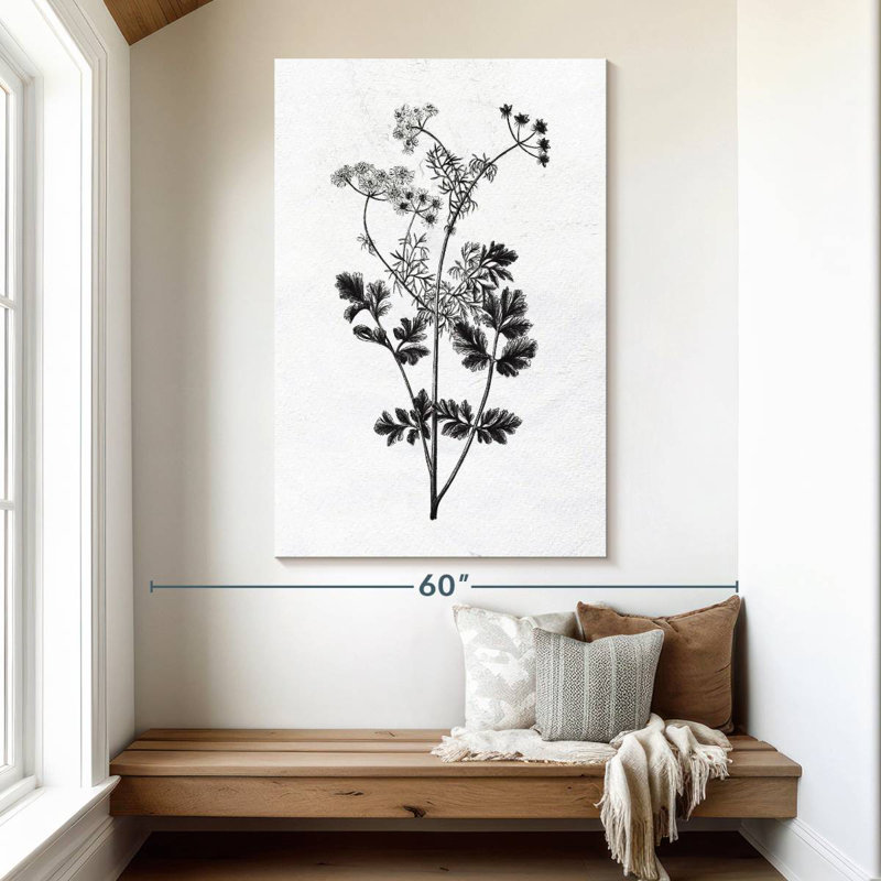 Harnek Pressed Herbs II, 51" H x 34" W