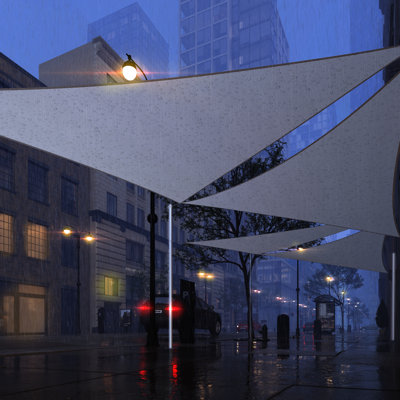 Royal Shade Waterproof Triangle Shade Sail With Hardware Kit