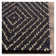 Wilmore Hand Woven Jute/Cotton Geometric Rug in Black