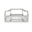Tablette flottante en métal 2 pièces Zain-2040317383