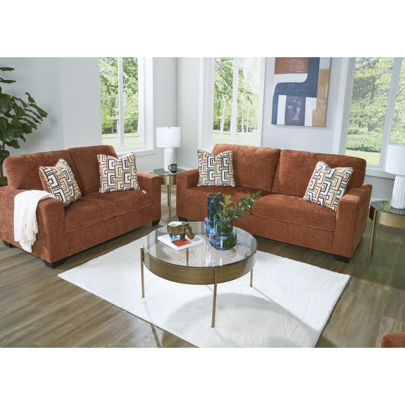 Canapé Kleban, Polyester orange