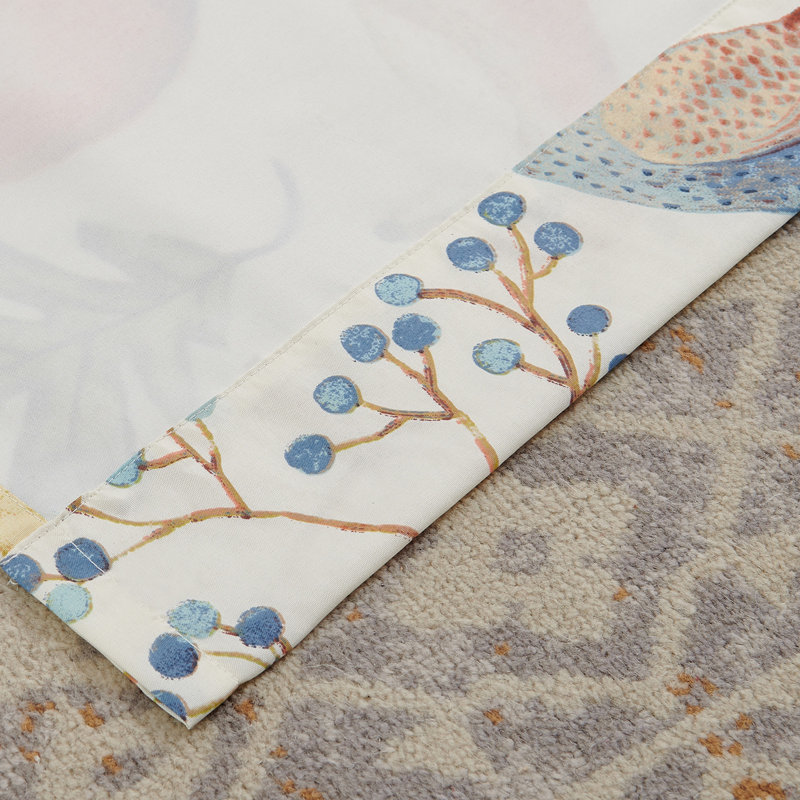 Elmina Willow Semi-Sheer Curtain Panels