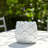 Stoneware Ceramic Planter with Sculpted Textured Form and Rounded Silhouette for Decorative Display and Botanical Arrangement in Indoor or Covered Outdoor Settings-126410033