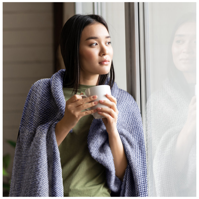Standard Throw Blanket, Navy