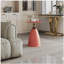 Table de bout en fer Luxury Design, table d'appoint ronde minimaliste pour petits espaces-1207304925