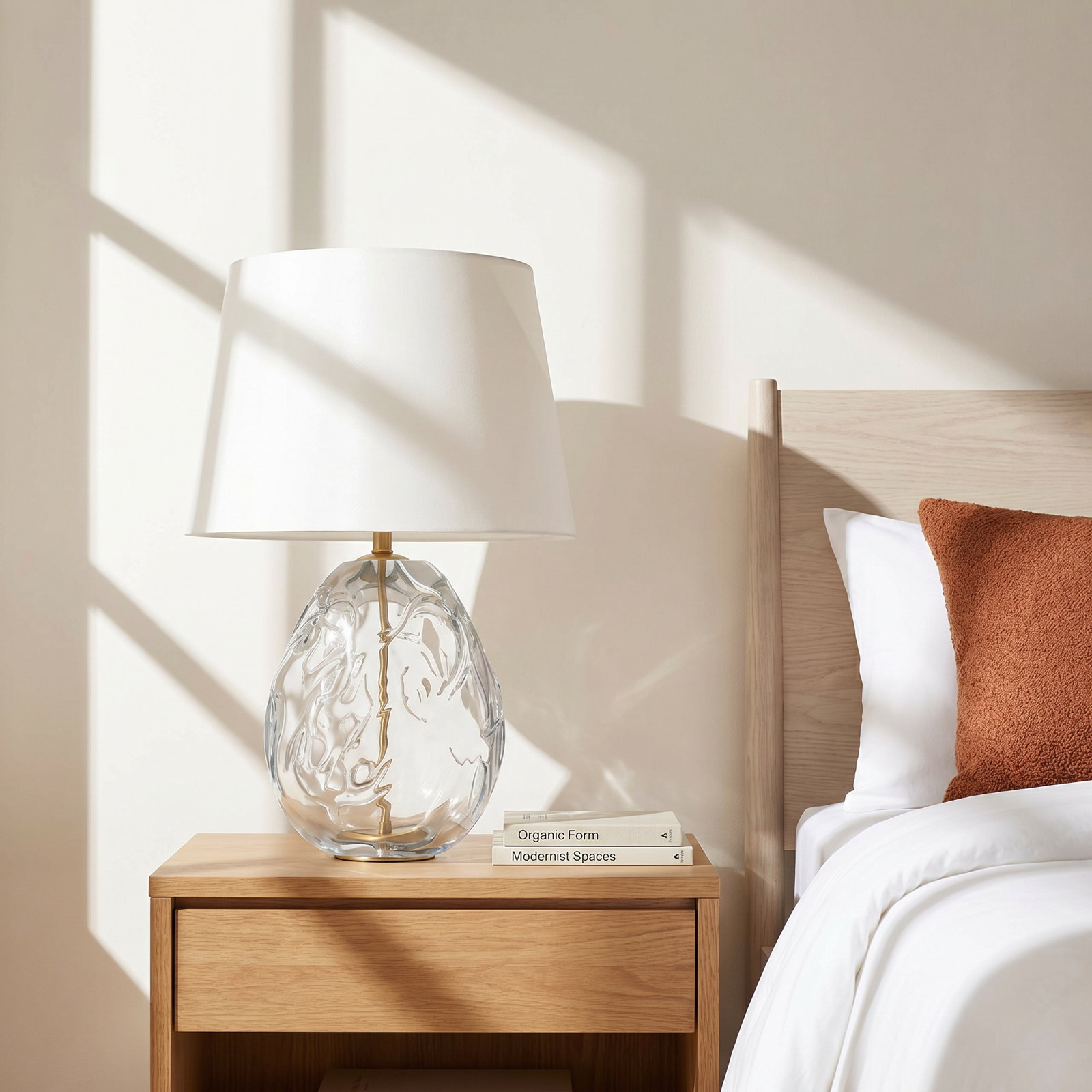Glass Table Lamp