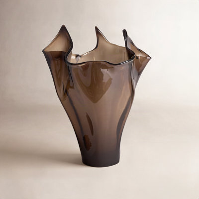Peaked Glass Vase 16"x 21.5"