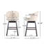 Tabouret tournant à 360 degrés avec garniture cloutée, ensemble de 2-125536027-125536033
