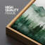 «Woodland Forest Landscape Green Mountain Mist Forest Nature Landscape», reproduction d'art sur toile-111176215-98042545