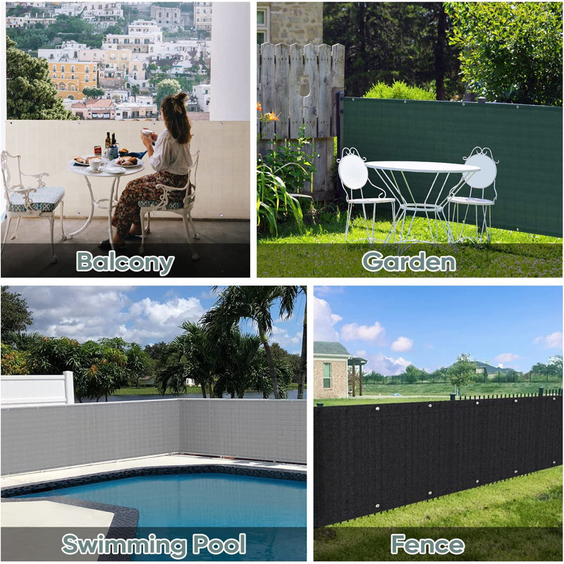 Horsey HDPE Privacy Fence, 75cm H x 600 cm W 