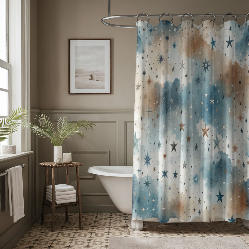 Little Bear - Rideau de douche Premium, H 74 po x l 71 po